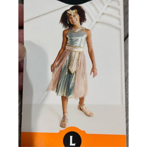 Target Hyde and Eek Queen of the Nile Egyptian Goddess Halloween Costume Girls S - Picture 1 of 12